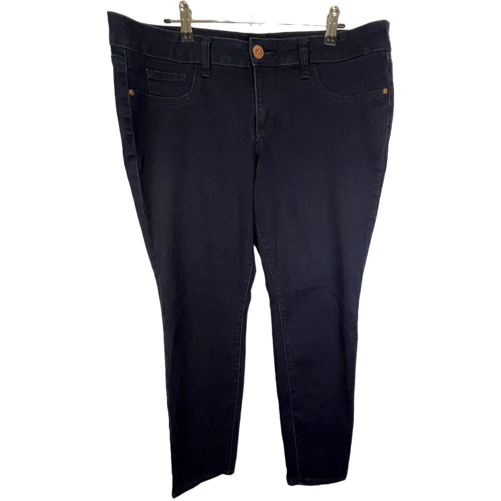 Glo Jeans Skinny Dark Wash Denim Blue Fitted Mid-Rise Jeggings